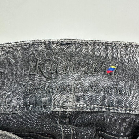 Kalowa Skinny Women's size 9 Gray Denim jeans - Picture 3 of 5